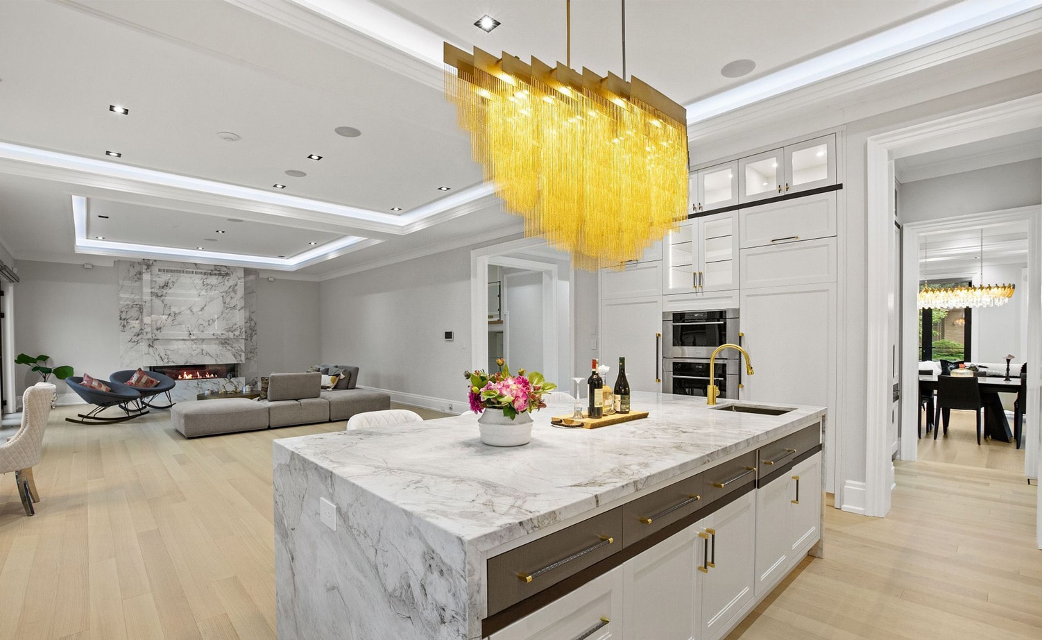 Kitchen detail - stone countertops and custom millwork